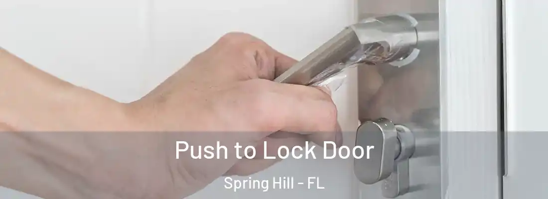 Push to Lock Door Spring Hill - FL
